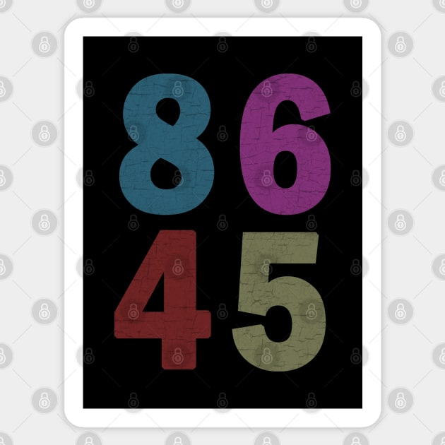 86 45 Sticker by valentinahramov